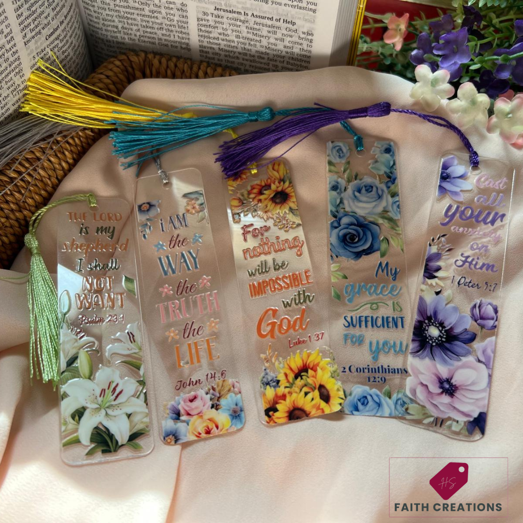Acrylic Bookmark – “For Nothing Will Be Impossible with God” (Luke 1:37)