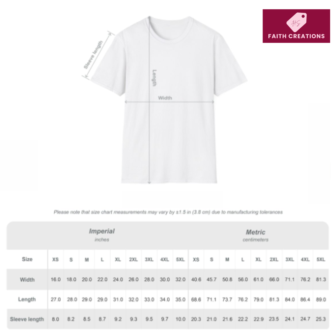 T-Shirt — "Blessed & Highly Favoured" Inspirational Christian Tee