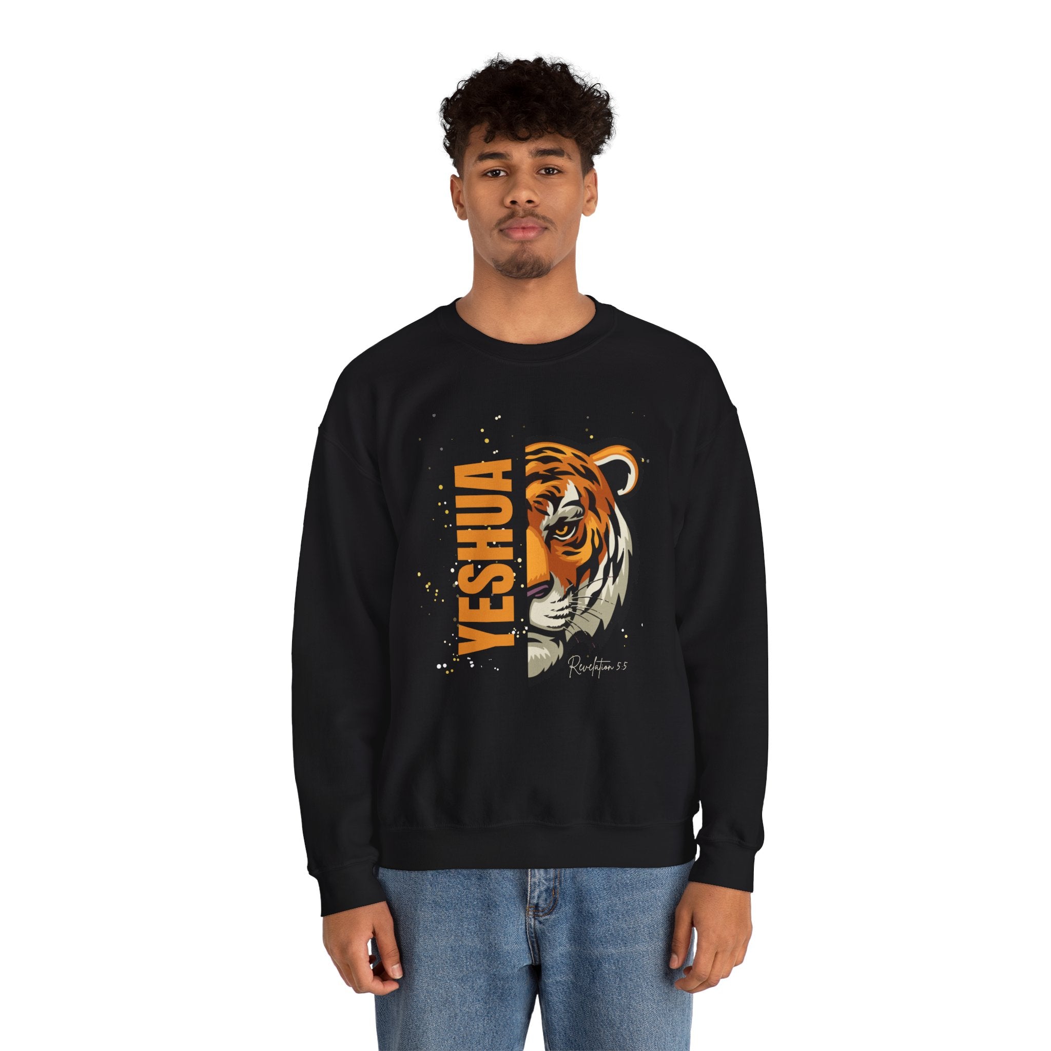 Yeshua Crewneck Sweatshirt — Faith-Inspired Graphic Pullover